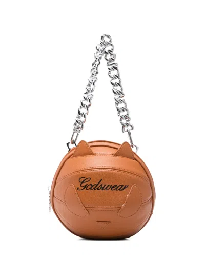 Gcds Cat-shape Basketball Tote Bag In Pattern