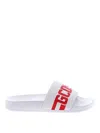 GCDS CHANCLAS - BLANCO