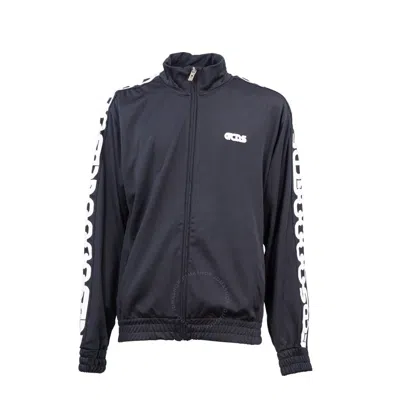 Gcds Chain Print Track Sweater In Black