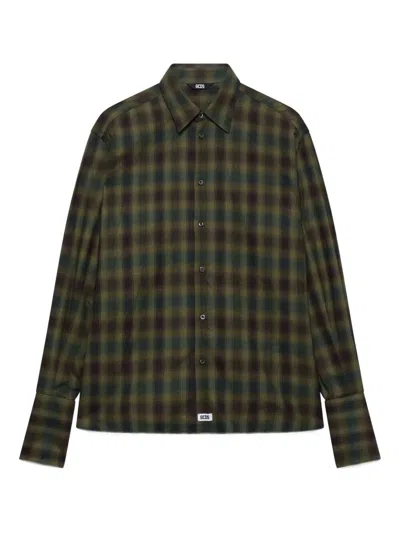 GCDS CHECK OVER SHIRT