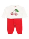 Gcds Cherry-embellished Tracksuit In Multi