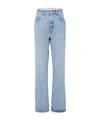 Gcds Chocker Rhinestone-detailed Jeans In Blue