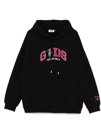 Gcds Chucky Lounge Hoodie In Black