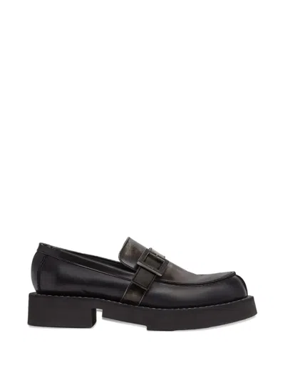 Gcds Clarks Buckle-fastening Loafers In Black