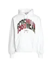Gcds White College Hoodie In White