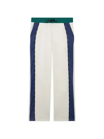 Gcds Colour-block-design Track Pants In White