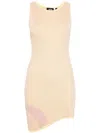 Gcds Pink Comma Minidress In Multicolor
