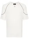 Gcds Comma Cotton T-shirt In Neutrals