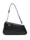 Gcds Comma Notte Shoulder Bag In Black