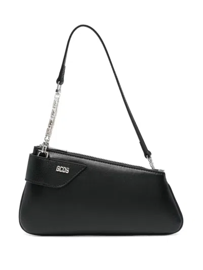 Gcds Comma Notte Shoulder Bag In Black