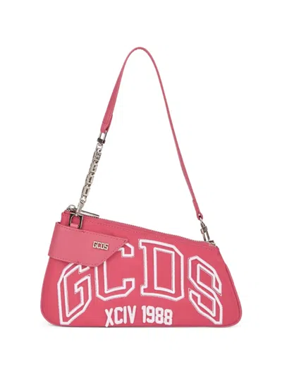 Gcds Comma Notte Shoulder Bag In Pink