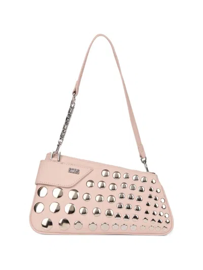Gcds Comma Notte Shoulder Bag In Pink
