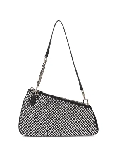 Gcds Comma Notte Shoulder Bag In Silver