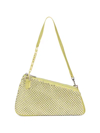 Gcds Comma Notte Shoulder Bag In Yellow