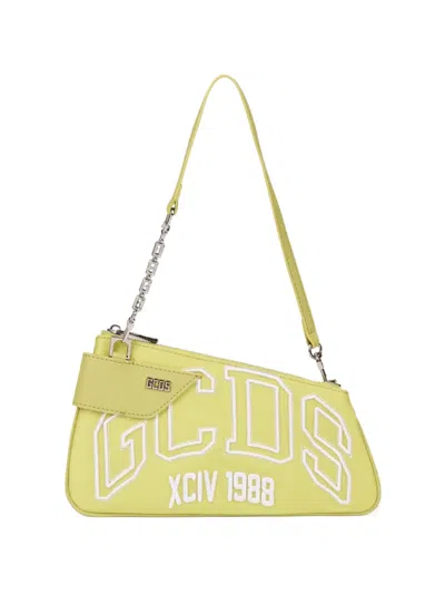Gcds Comma Notte Shoulder Bag In Yellow