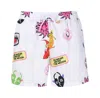 Gcds Man Swim Trunks White Size Xs Polyester In Bianco