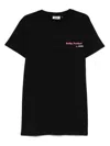 Gcds Cotton Crew Neck Graphic Print Dress