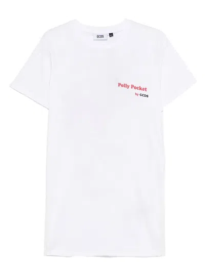 Gcds Cotton Dress In White