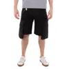 Gcds Cotton Gabardine Ultracargo Bermuda Shorts In Black