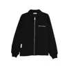 Gcds Cotton Zip-up Jacket In Black