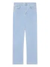 Gcds Chocker Rhinestone-detailed Jeans In Blue