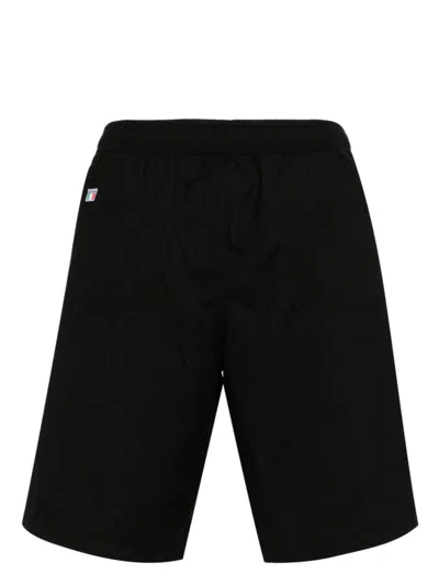 Gcds Cotton Shorts In Black