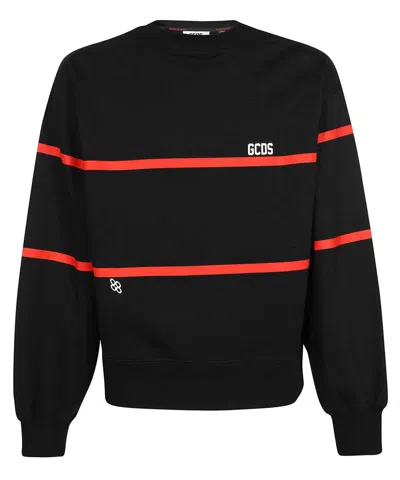 Gcds Cotton Sweatshirt In Black