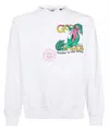 Gcds Man Sweatshirt White Size L Cotton In White