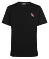 Gcds Graphic-print Cotton T-shirt In Black