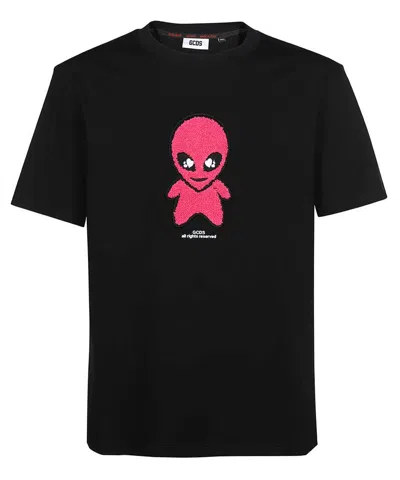 Gcds Cotton T-shirt In Black