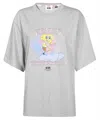 Gcds Cotton Mini-dress In Gray