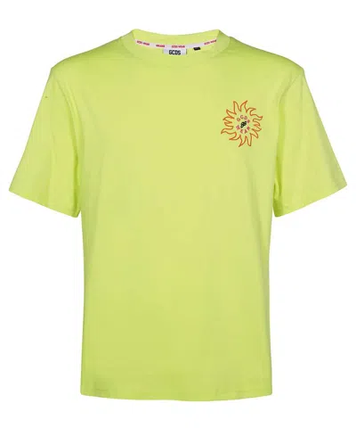Gcds Cotton T-shirt In Green
