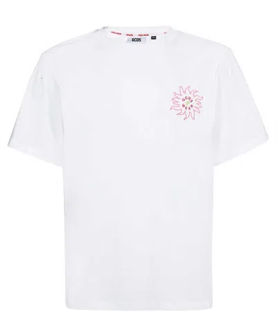 Gcds Cotton T-shirt In White