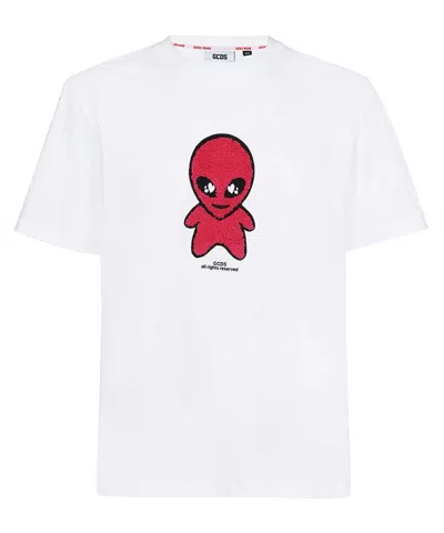 Gcds Cotton T-shirt In White