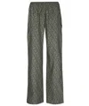 Gcds Cotton Trousers In Green