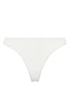 Gcds Couture High-cut Bikini Bottom In White