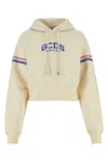 Gcds Cream Cotton Sweatshirt
