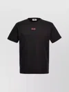 Gcds Logo Cotton T-shirt In Black