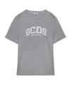 Gcds Lounge Logo Oversize T-shirt In Gray