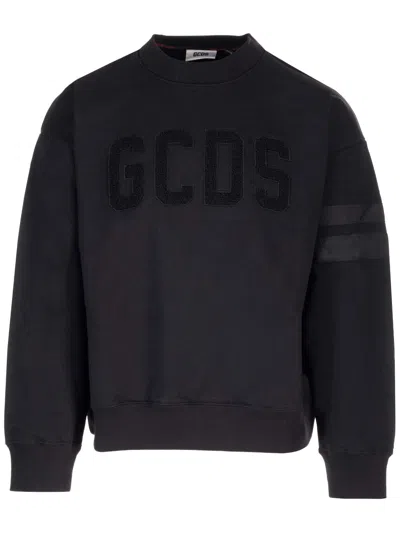 Gcds Crewneck Sweatshirt In Black
