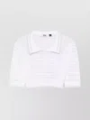 Gcds Cropped Polo Top