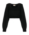 Gcds Sweaters In Black