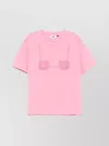 Gcds Crystal Embellished Graphic Print Crew Neck T-shirt