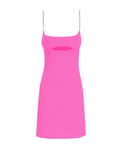 Gcds Cut-out Detail Dress In Pink