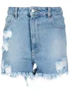 Gcds Denim Shorts Clothing In Blue