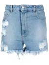 Gcds Denim Shorts Clothing In Blue