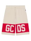 Gcds Drawstring Logo Shorts In Neutral
