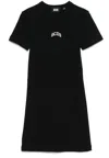 Gcds Dress Lounge Logo Mini Dress In Nero