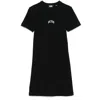 Gcds Dress Lounge Logo Mini Dress In Black