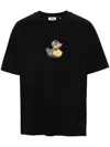 Gcds Duck-print T-shirt In 黑色